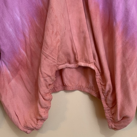 Young Fabulous & Broke | NWT Tia Tie Dye Sunset Kimono V-Neck Surplice Top M - Picture 6 of 17